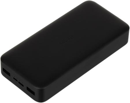 Портативные зарядные устройства Xiaomi Redmi Power Bank 20000mAh (черный, международная версия) [VXN4304GL]