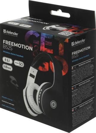 Наушники и гарнитуры Defender FreeMotion B525 (черный/белый) [63525]
