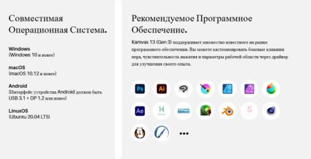 Графические планшеты Huion Kamvas 13 Gen 3 (розовый)