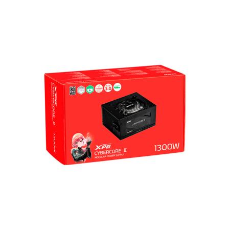 Блоки питания ADATA XPG Cybercore II 1300W CYBERCOREII1300P-BKCEU [CYBERCOREII1300P-BKCEU]