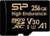 Карты памяти Silicon-Power Golden Series High Endurance microSDXC SP256GBSTXDV3V1HSP 256GB (с адаптером) [SP256GBSTXDV3V1HSP]