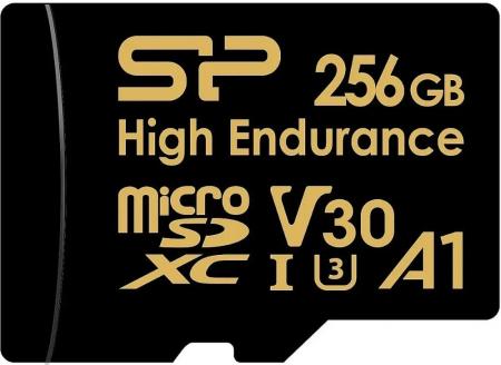 Карты памяти Silicon-Power Golden Series High Endurance microSDXC SP256GBSTXDV3V1HSP 256GB (с адаптером) [SP256GBSTXDV3V1HSP]