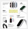 Умные часы и браслеты Xiaomi Smart Band 9 (серебристый, со светло-серым силиконовым ремешком, международная версия) [BHR8340GL]