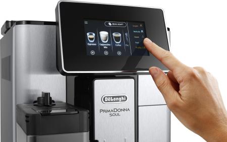 Кофеварки и кофемашины DeLonghi PrimaDonna Soul ECAM 610.74.MB [ECAM 610.74.MB]