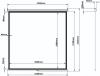 Проекционные экраны BRAUBERG Wall 1:1 (200x200) 236727 [236727]