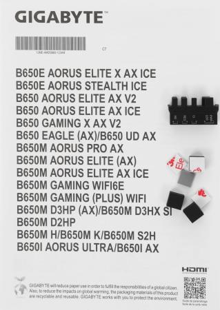 Материнские платы Gigabyte B650 Aorus Elite AX V2