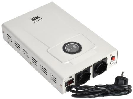 Стабилизаторы, сетевые фильтры, удлинители IEK Slim 2кВА [IVS22-1-002-09]