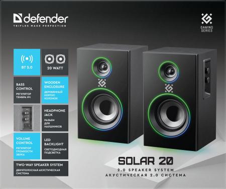 Мультимедиа акустика Defender Solar 20 [65721]