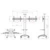Кронштейны Arm Media PT-Stand-15 (серебристый)