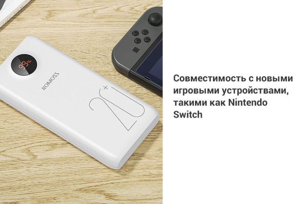 Портативные зарядные устройства Romoss SW20S Pro 20000mAh (белый) [1746355]