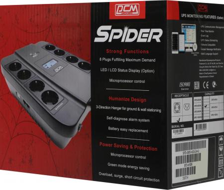 Источники бесперебойного питания Powercom Spider SPD-650N