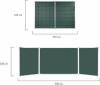 Офисные доски, флипчарты CACTUS CS-GBD-120x150-BK