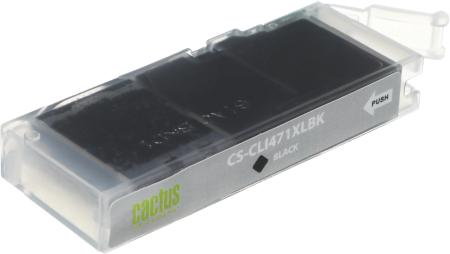 Картриджи для принтеров и МФУ CACTUS CS-CLI471XLBK (аналог Canon CLI-471BK XL) [CS-CLI471XLBK]