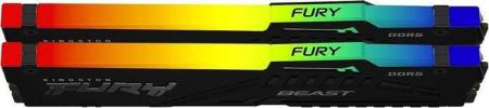 Оперативная память Kingston FURY Beast RGB 2x16ГБ DDR5 6000 МГц KF560C30BBEAK2-32 [KF560C30BBEAK2-32]