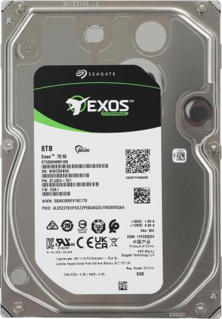 Жесткие диски Seagate Exos 7E10 512e/4KN SAS 8TB ST8000NM018B [ST8000NM018B]