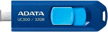 USB Flash ADATA UC300 32GB (синий/голубой) [ACHO-UC300-32G-RNB/BU]