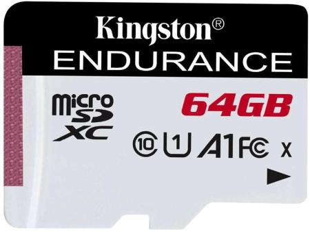 Карты памяти Kingston High Endurance microSDXC 64GB [SDCE/64GB]