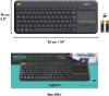 Клавиатуры Logitech K400 Plus 920-007147 (черный) [920-007147]