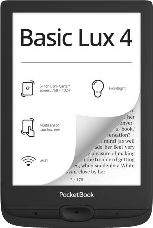 Электронные книги PocketBook 618 Basic Lux 4 [PB618-P-CIS]