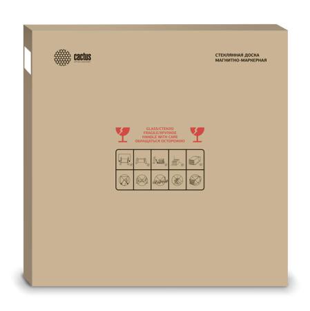Офисные доски, флипчарты CACTUS CS-GBD-120x150-BK