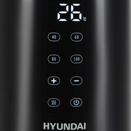 Электрочайники и термопоты Hyundai HYK-S4017 (черный) [HYK-S4017, 4630143150377]