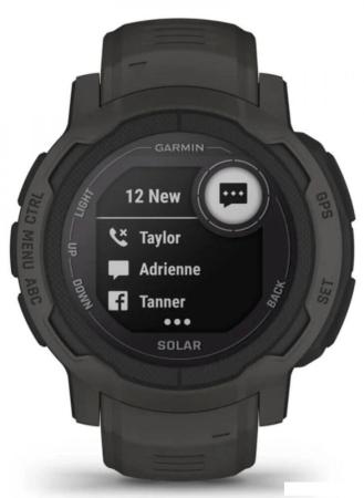 Умные часы и браслеты Garmin Fenix E 47мм (серая сталь, черный силиконовый ремешок) [010-03025-01]