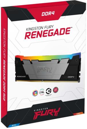 Оперативная память Kingston FURY Renegade RGB 16ГБ DDR4 3200 МГц KF432C16RB12A/16 [KF432C16RB12A/16]