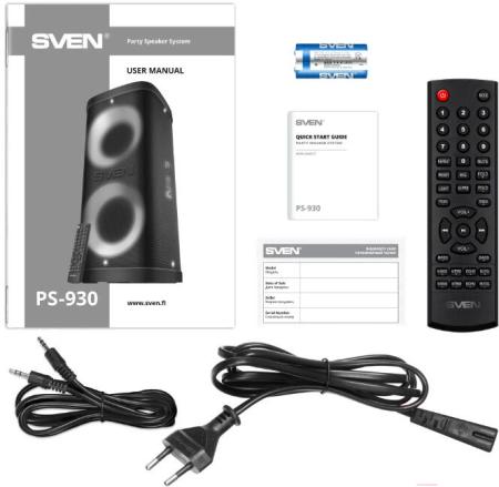 Беспроводные и портативные колонки SVEN PS-930 [PS-930, SV-022402]