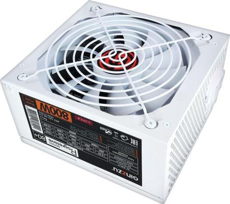 Блоки питания Ginzzu PC800 (белый)