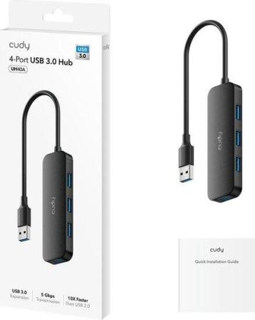 USB-хабы и док-станции Cudy UH40A