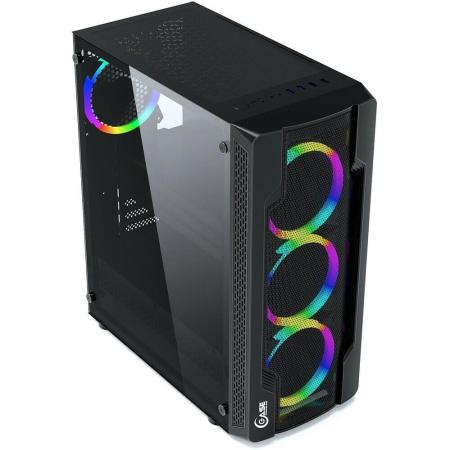 Корпуса Powercase Mistral X4 Mesh LED [CMIXB-L4]