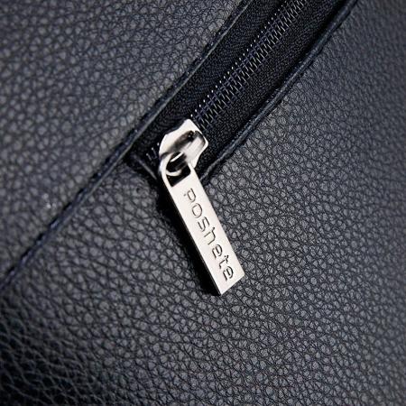 Женские и мужские сумки Poshete 250-8332-3-BLK (черный) [250-8332-3-BLK]