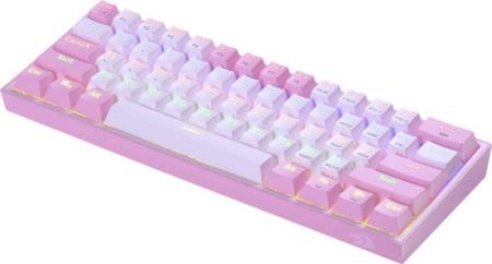 Клавиатуры Redragon Fizz (розовый/белый) [70672]