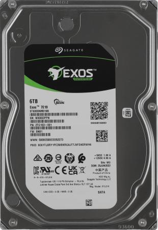 Жесткие диски Seagate Exos 7E10 512e/4KN SATA 6TB ST6000NM019B [ST6000NM019B]