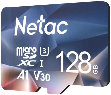 Карты памяти Netac microSDXC P500 Ultra 128GB NT02P500ULT-128G-S [NT02P500ULT-128G-S]