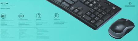 Наборы периферии Logitech Wireless Combo MK270 [920-004518]