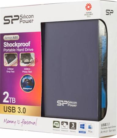 Внешние накопители Silicon-Power Armor A80 2TB (SP020TBPHDA80S3B)