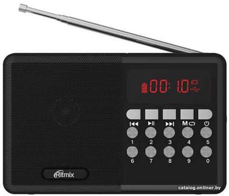 Радиоприемники Ritmix RPR-001 (черный) [RPR-001]