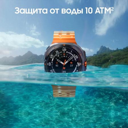 Умные часы и браслеты Samsung Galaxy Watch Ultra 47 мм LTE (черный титан) [SM-L705FDAACAU]