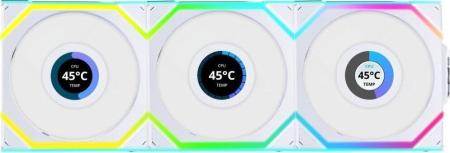 Системы охлаждения Lian Li Uni Fan SL 120 Wireless LCD Reverse G99.12RSLLCD1W3W.R0 [G99.12RSLLCD1W3W.R0]