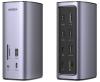 USB-хабы и док-станции Ugreen USB C Triple Display Docking Station 12-in-1 90325 [90325]