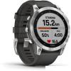 Умные часы и браслеты Garmin Fenix 8 43мм (серебристый, белый ремешок) [010-02903-00]