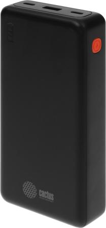 Портативные зарядные устройства CACTUS CS-PBFSDA-20000 20000mAh (черный) [CS-PBFSDA-20000, 4670089336213]