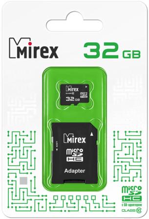 Карты памяти Mirex microSDHC (Class 10) 32GB (13613-AD10SD32) [13613-AD10SD32]