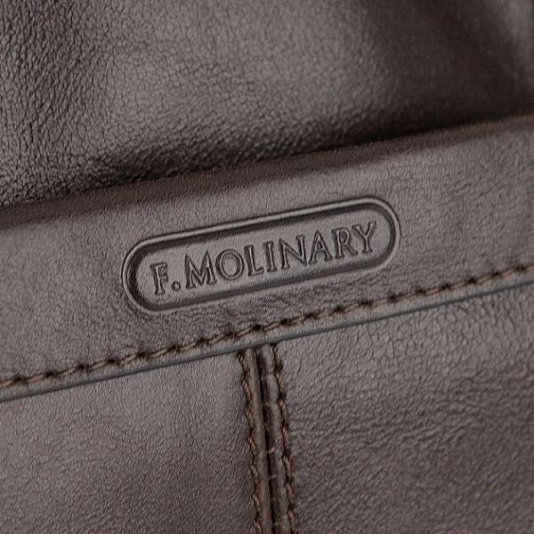 Женские и мужские сумки Francesco Molinary 513-16134-060-DBW (темно-коричневый) [513-16134-060-DBW]