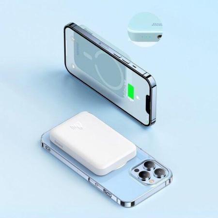 Портативные зарядные устройства Baseus Magnetic Wireless PPCX020002 6000mAh (белый) [PPCX020002]