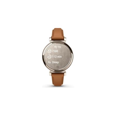Умные часы и браслеты Garmin Lily 2 Classic (кремовое золото/коричневый) [010-02839-02]