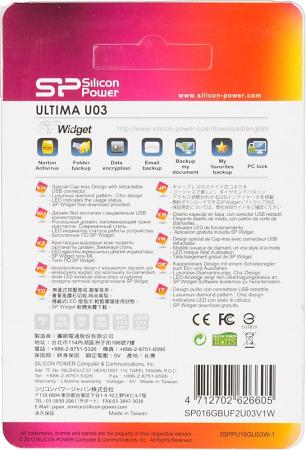 USB Flash Silicon-Power Ultima U03 16GB (SP016GBUF2U03V1W)