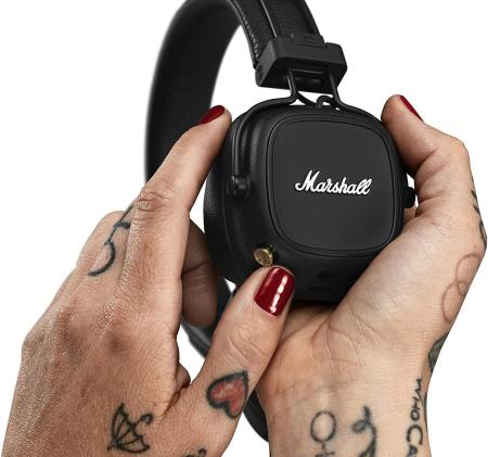 Наушники и гарнитуры Marshall Major IV (черный) [Major IV Black]