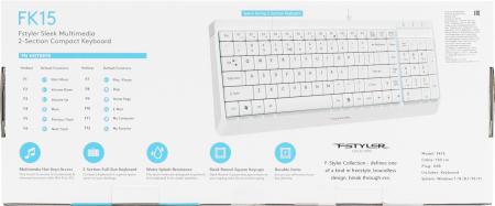 Клавиатуры A4Tech Fstyler FK15 (белый)